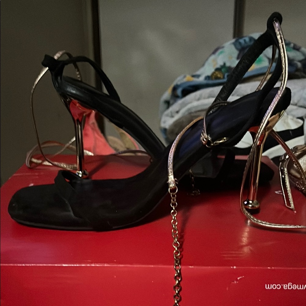 Elegant Black Stiletto Heels